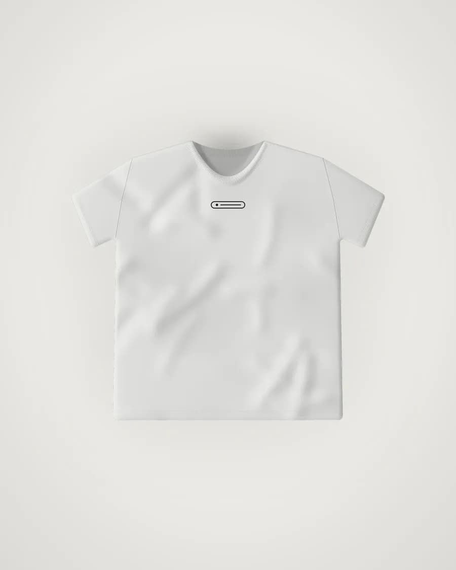 Fear of God Essentials Tee 'Bright White', vista frontal