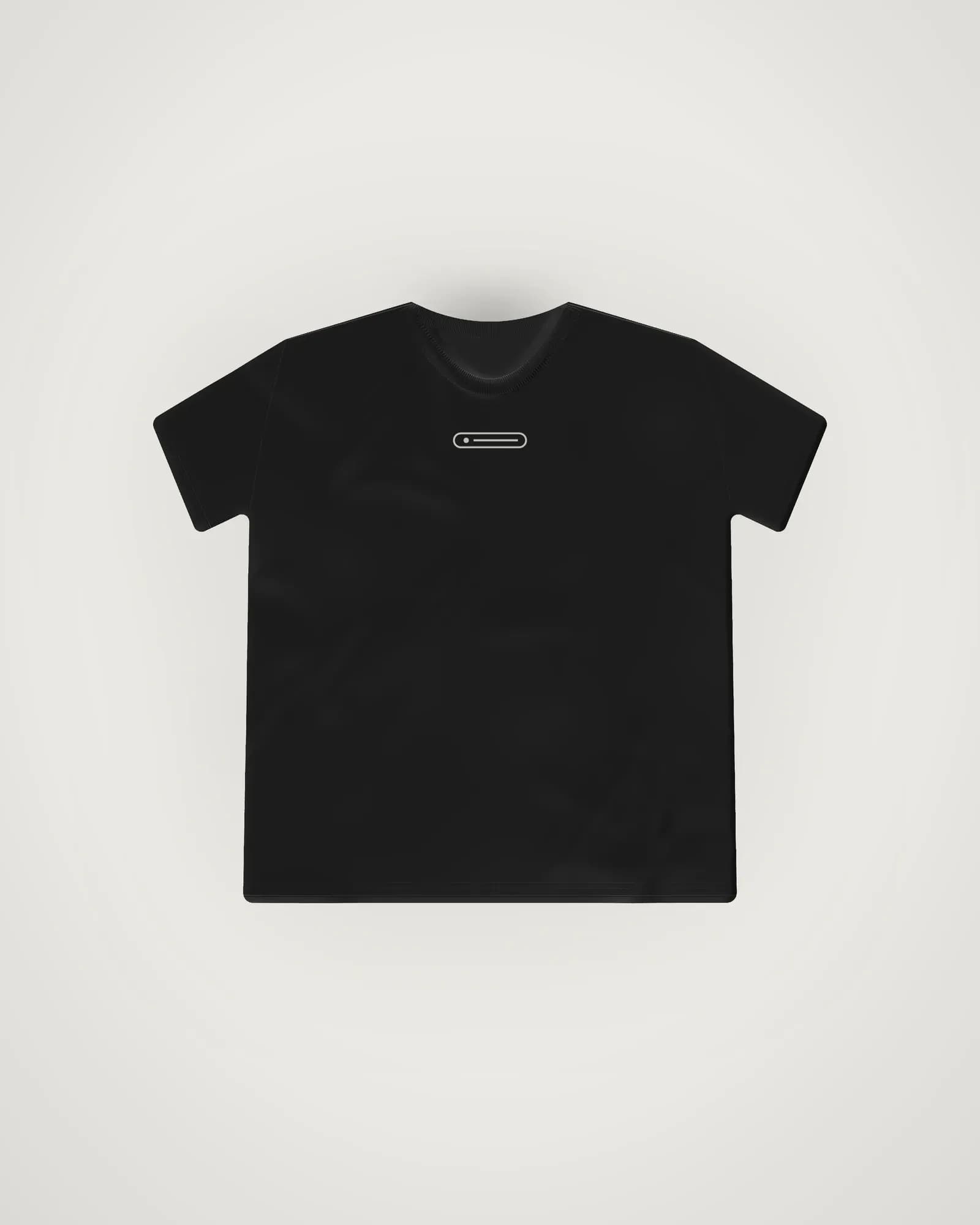 Fear of God Essentials Tee 'Jet Black', vista frontal