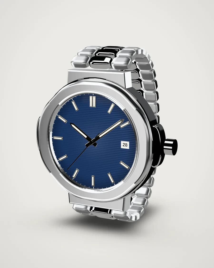 Patek Philippe Nautilus 5811/1G 'Blue', vista tres cuartos